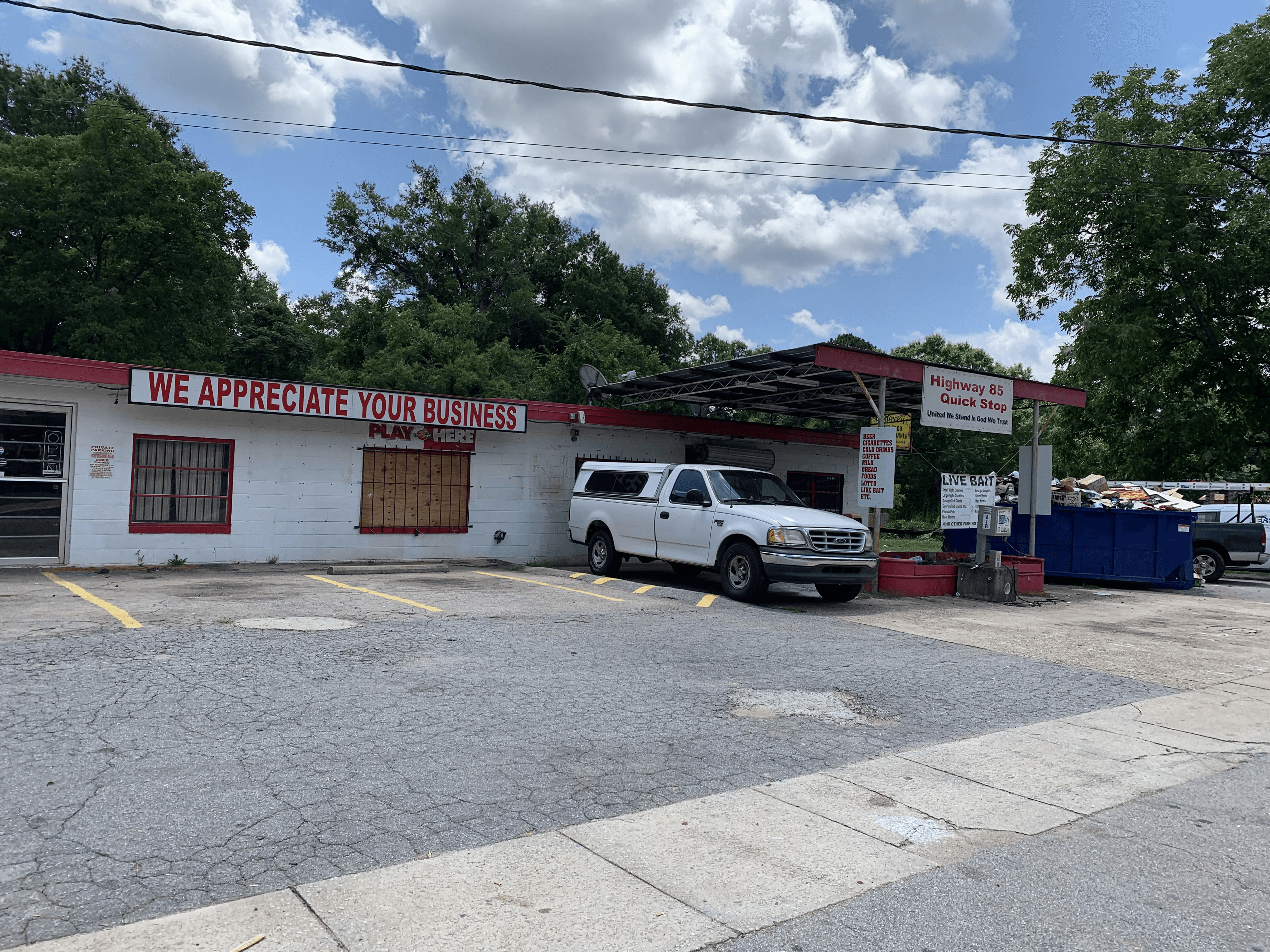 Modern commercial building exterior